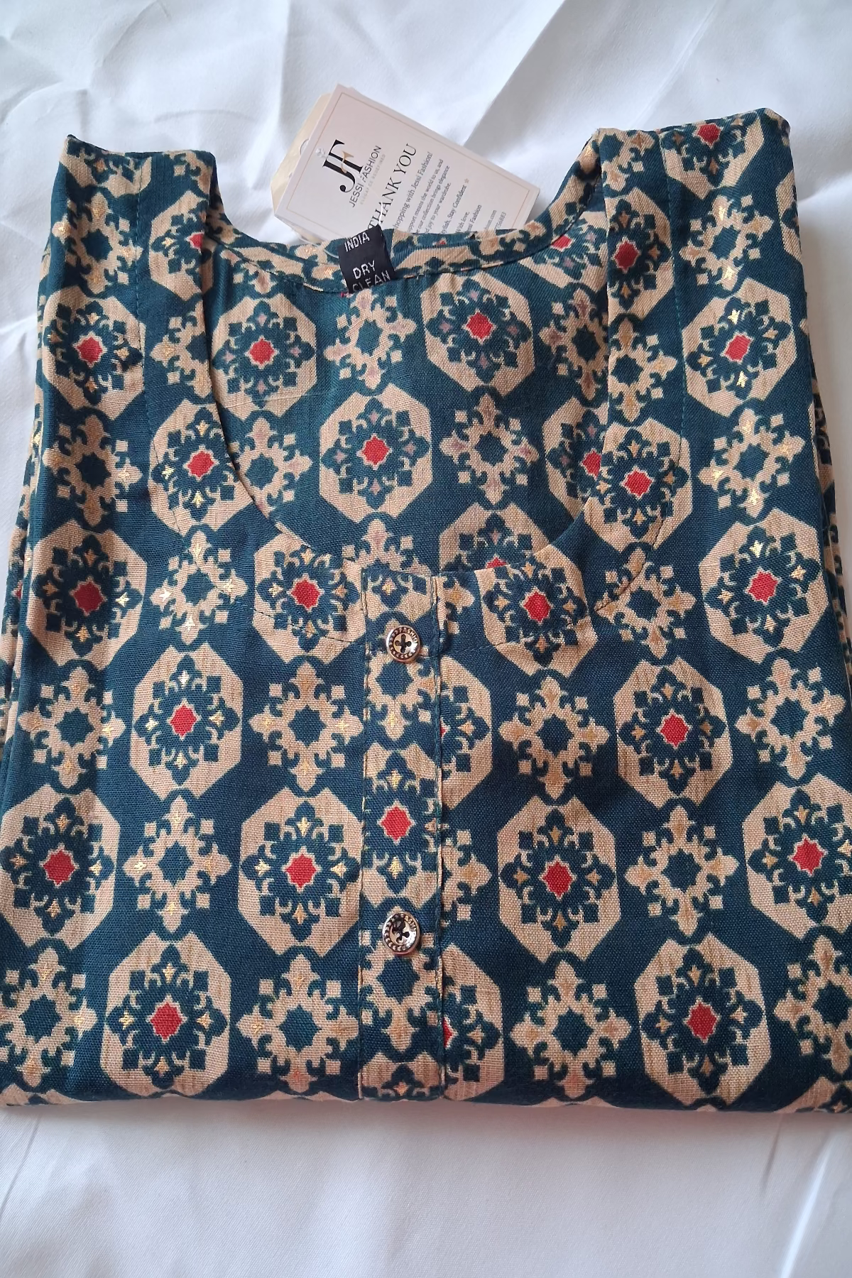 comfort fit printed kurti for everyday style