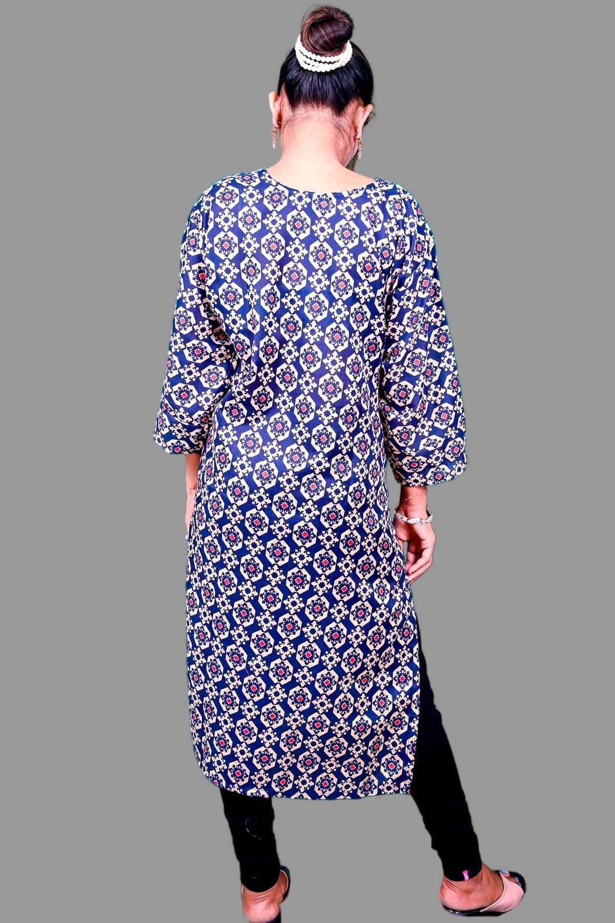 comfort fit printed kurti for everyday style