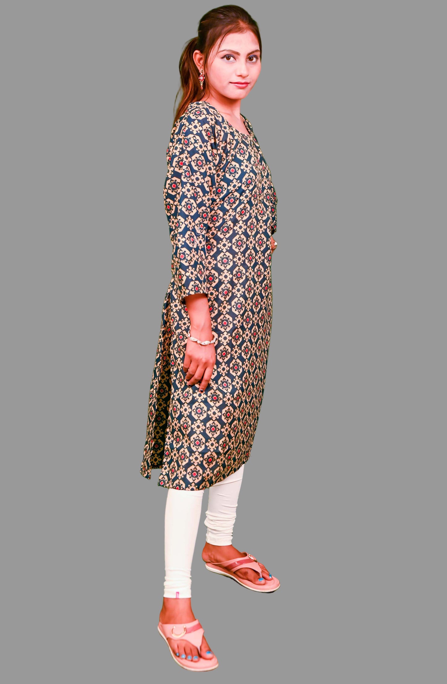 comfort fit printed kurti for everyday style
